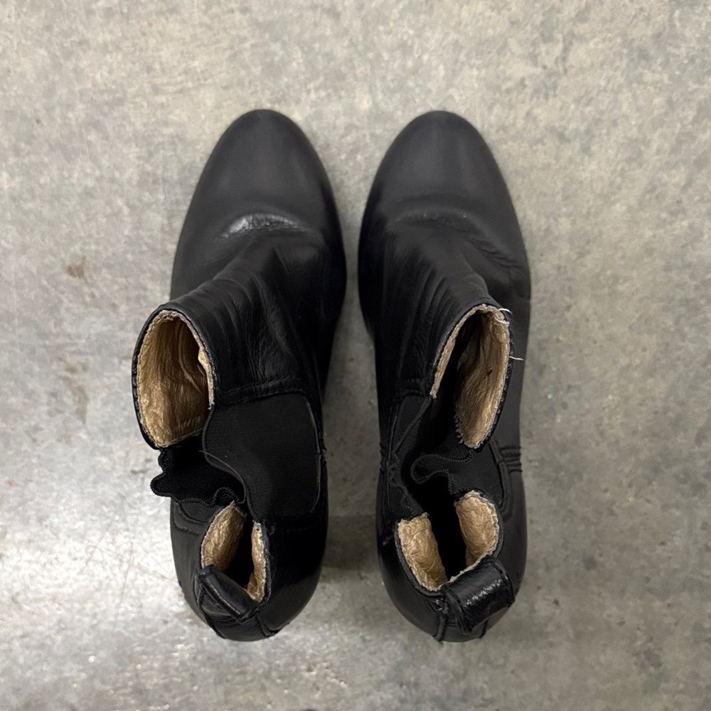 Frye Black Leather Ankle Booties - Picture 4 of 5